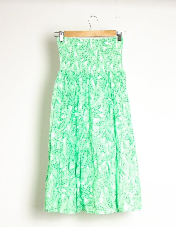 Seed Heritage Green/White Abstract Dress- Size 8
