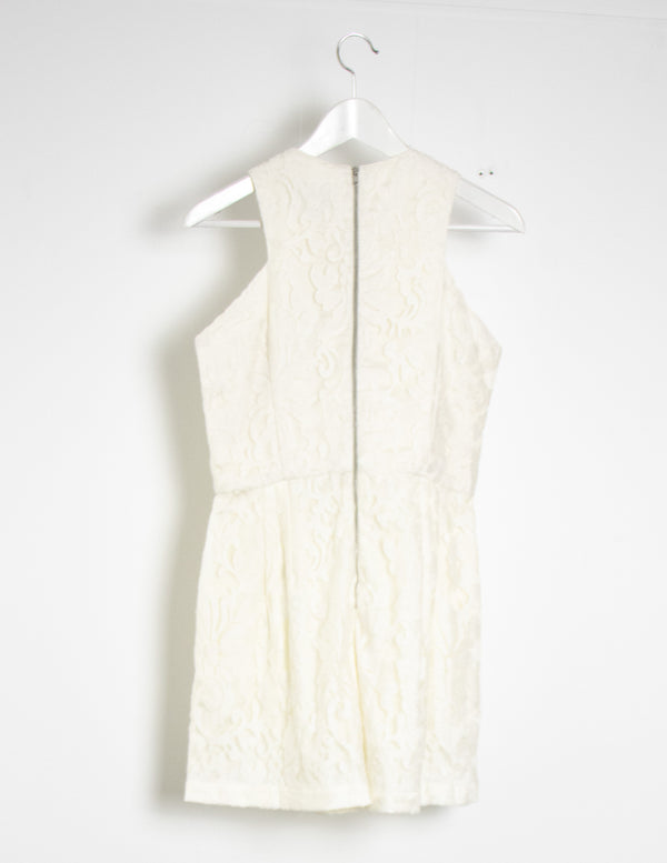 Steph Audino White Mia Jumpsuit - Size 2