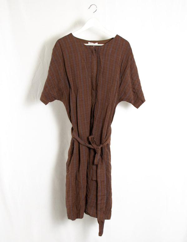 Regatta Brown Stripe Dress - Size 14