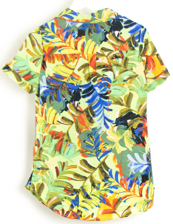 Noni B Rainbow Floral Shirt- Size 8