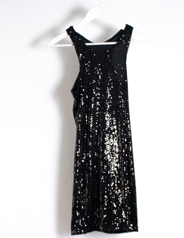 Blq.Mkt Black sequin Dress - Size  S