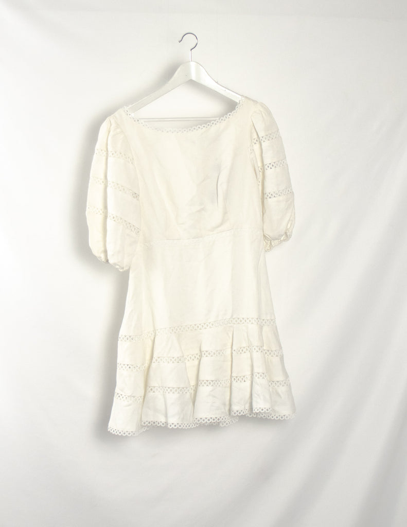 Portmans white lace dress best sale