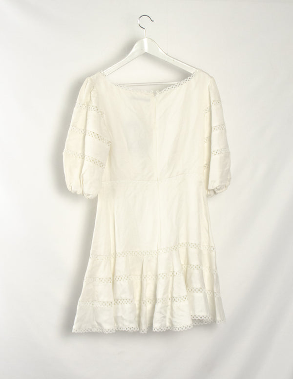 Portmans White Dress- Size 10