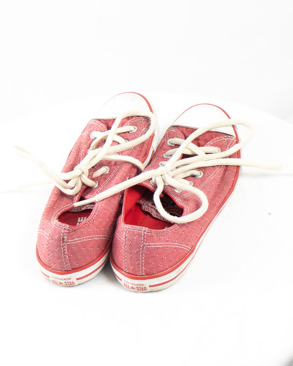 Converse Red Sneakers - Size 7