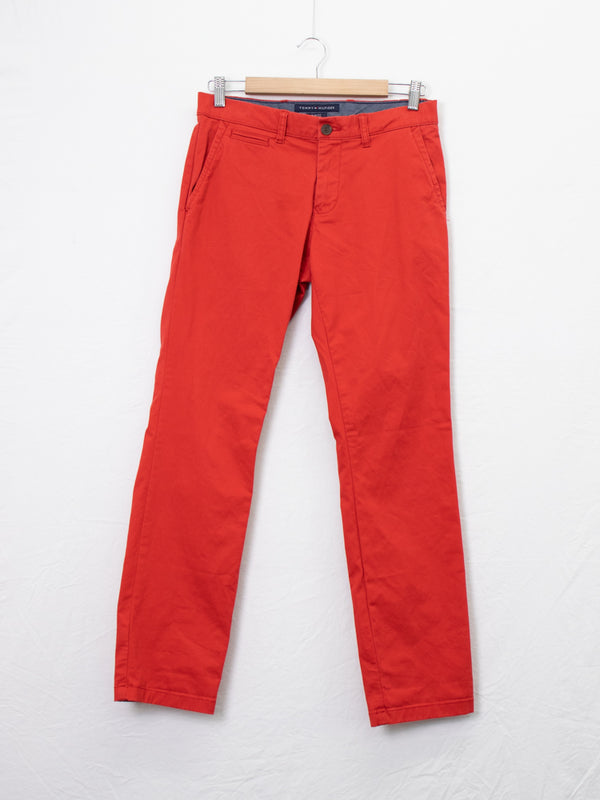 Tommy Hilfiger Red Slim Fit Pants- Size 29/30