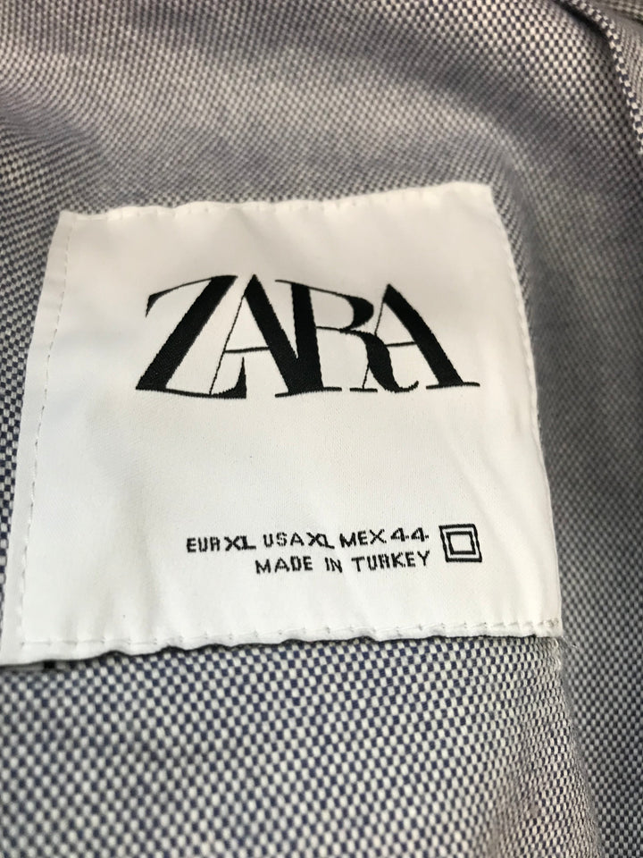 Zara Blue Varsity Jacket